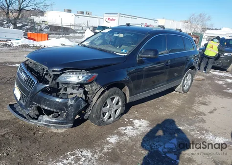 2014 Audi Q7 3.0T Premium from USA, damaged, VIN WA1LGAFE8ED003854